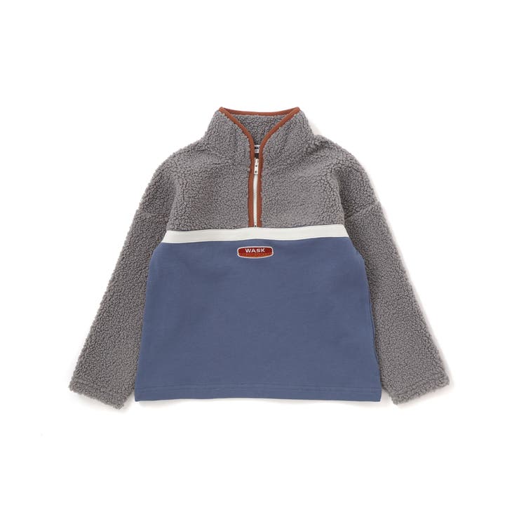 ボア切り替えハーフジップトレーナー(110~160cm) | WASK | 詳細画像5 