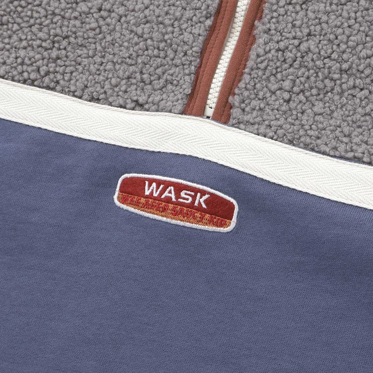 ボア切り替えハーフジップトレーナー(110~160cm) | WASK | 詳細画像9 