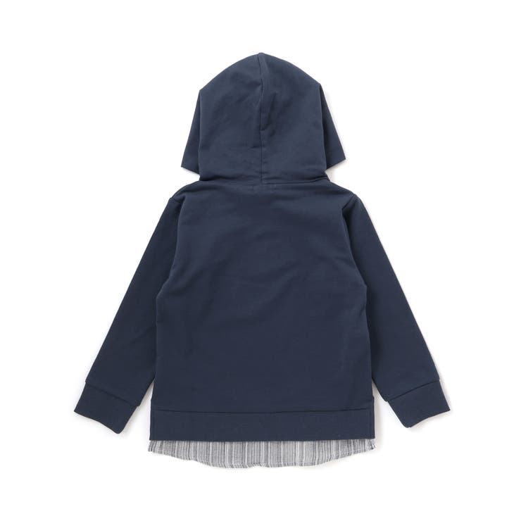 シャツレイヤードカレッジロゴフーディ(110~160cm) | WASK | 詳細画像6 