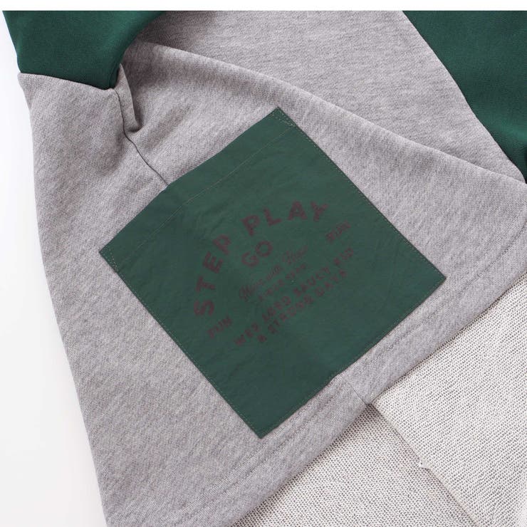 バイカラーラグランロゴBIGトレーナー(110~160cm) | WASK | 詳細画像16 