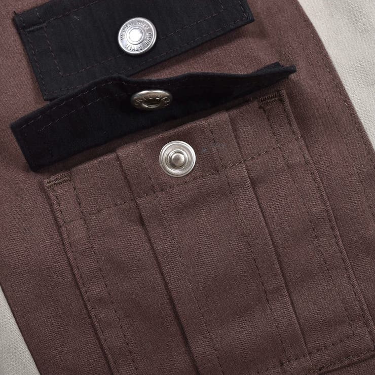 ポケット 配色 サテン スキニー ロング パンツ (100~160cm) | WASK | 詳細画像19 