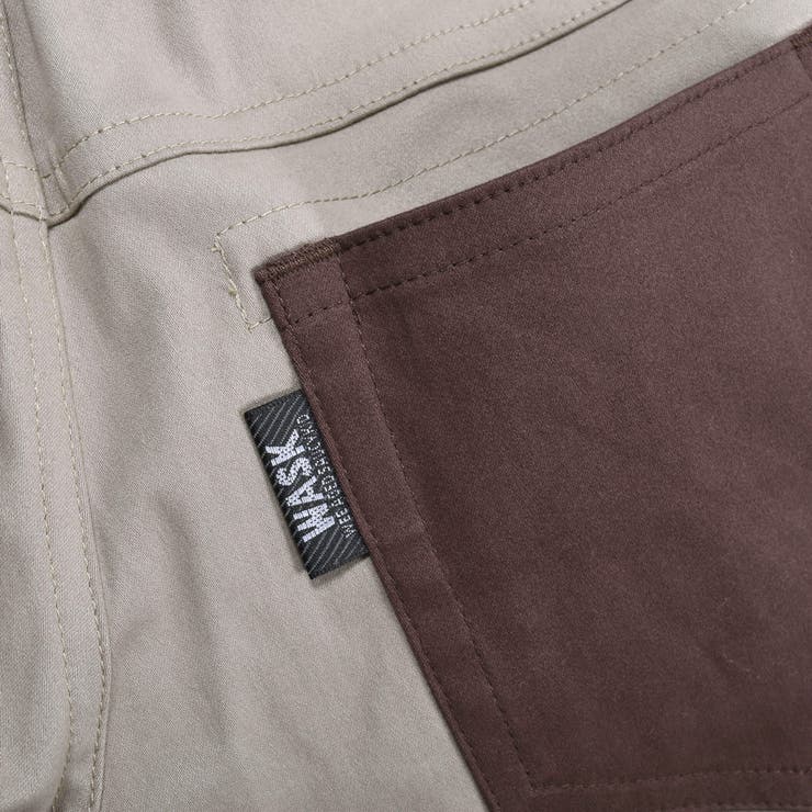 ポケット 配色 サテン スキニー ロング パンツ (100~160cm) | WASK | 詳細画像22 