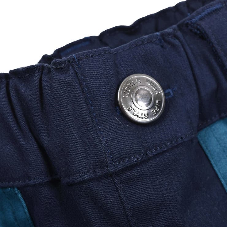 ポケット 配色 サテン スキニー ロング パンツ (100~160cm) | WASK | 詳細画像9 