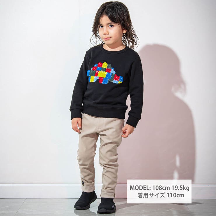 ネーム付きストレッチツイル裏起毛パンツ(100~160cm) | WASK | 詳細画像5 