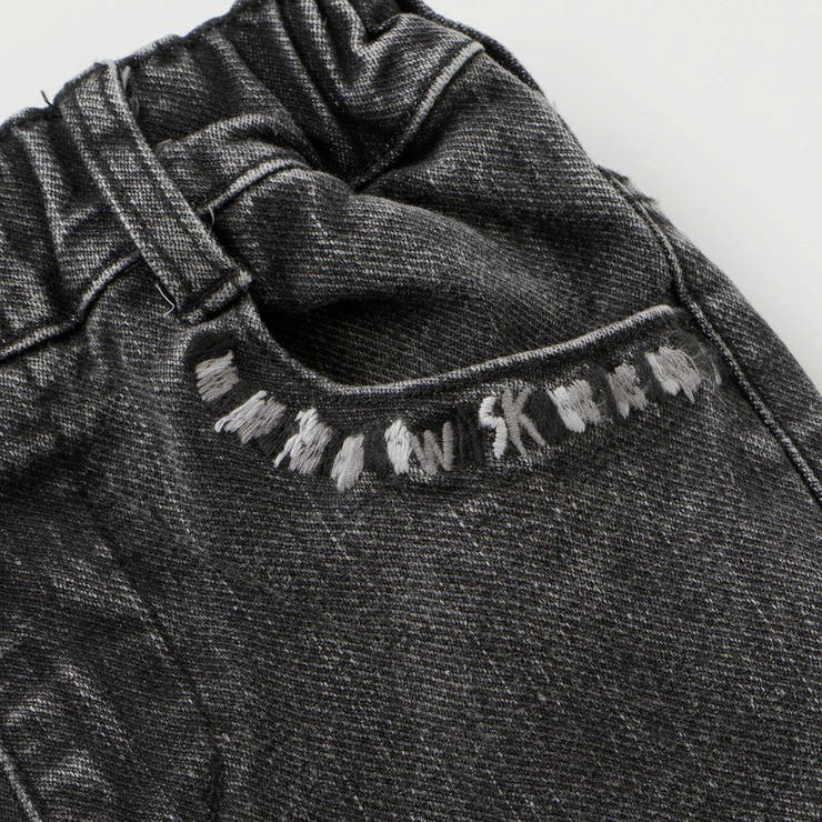 カラー刺しゅうストレッチデニムパンツ(100~160cm) | WASK | 詳細画像8 