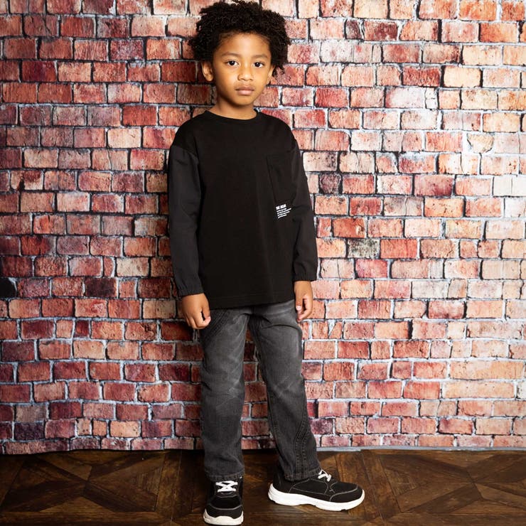 ウェーブラインストレッチデニムパンツ(100~160cm) | WASK | 詳細画像6 