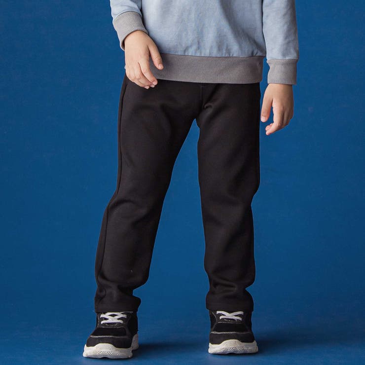 ブラック | ネーム付きダンボールニットパンツ(110~160cm) | WASK