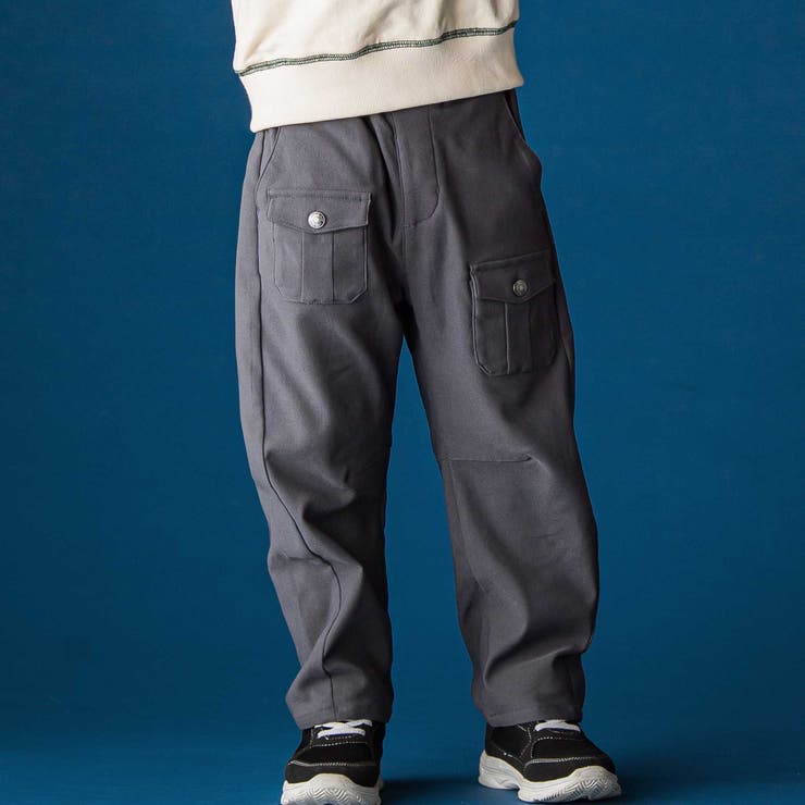 グレー | バレルレッグパンツ(100~160cm) | WASK