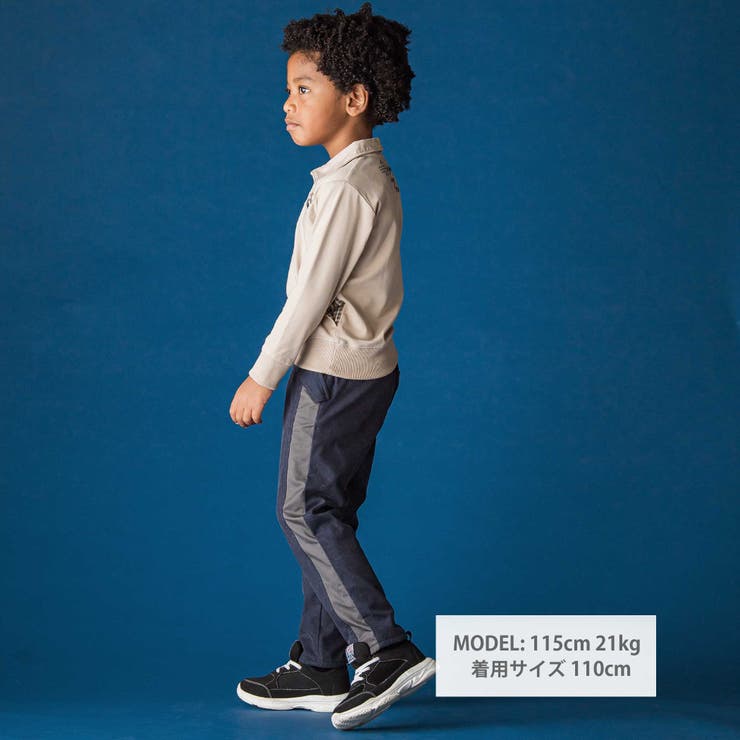 サイド切り替えストレッチトレートパンツ(110~160cm) | WASK | 詳細画像2 