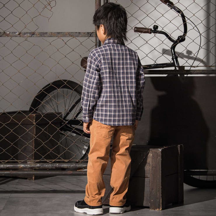 ロゴ刺しゅうストレッチツイルパンツ(110~160cm) | WASK | 詳細画像5 