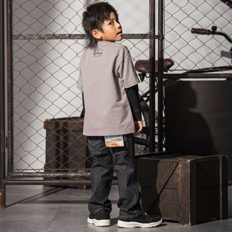 アウトポケットストレッチデニムパンツ(110~160cm) | WASK | 詳細画像4 