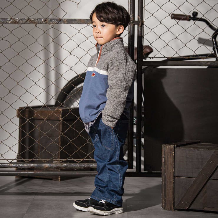 アウトポケットストレッチデニムパンツ(110~160cm) | WASK | 詳細画像6 