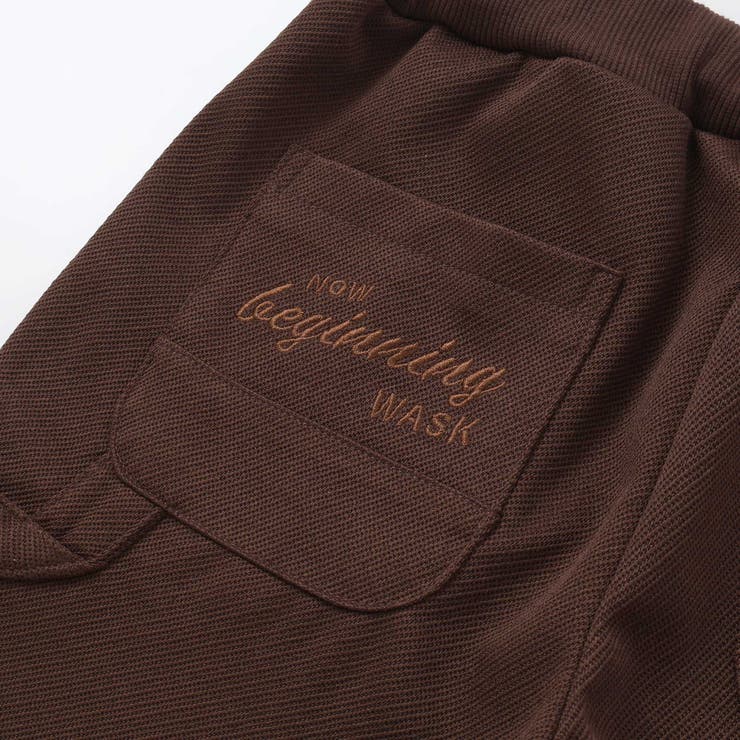 ロゴ刺しゅうストレッチツイルジャガーパンツ(100~160cm) | WASK | 詳細画像14 