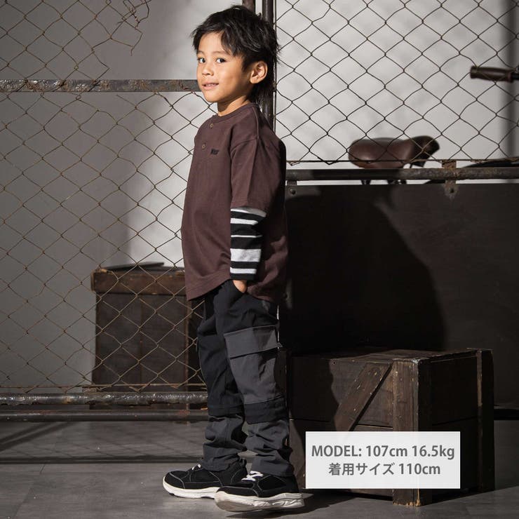 バイカラーコンバーチブルパンツ(110~160cm) | WASK | 詳細画像2 