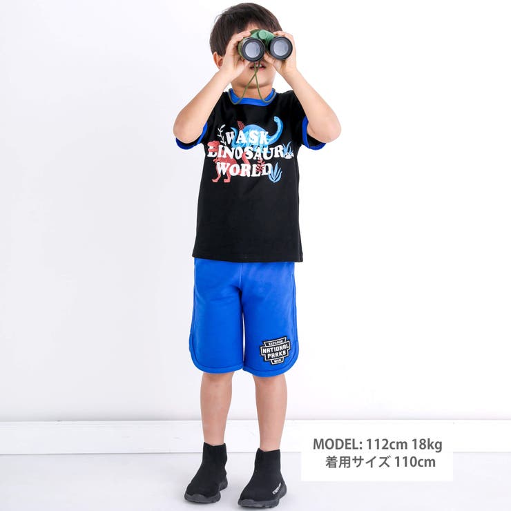 新品】WASK ワスク BeBe サイドライン ハーフパンツ 半ズボン 90-