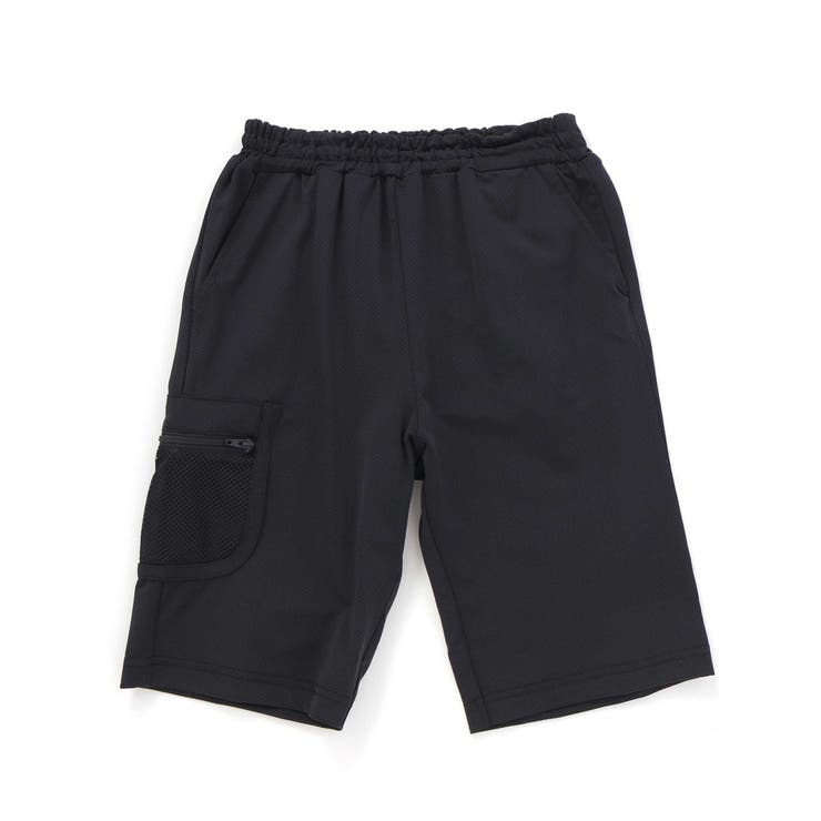 【接触冷感 速乾】【お揃い】5 5分丈ファスナーポケット速乾メッシュパンツ(11… | WASK | 詳細画像5 