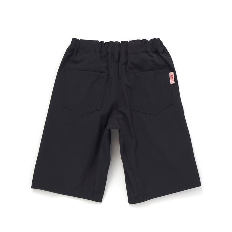 5分丈パイピングミニウラゲパンツ(100~160cm)(100cm ブラック
