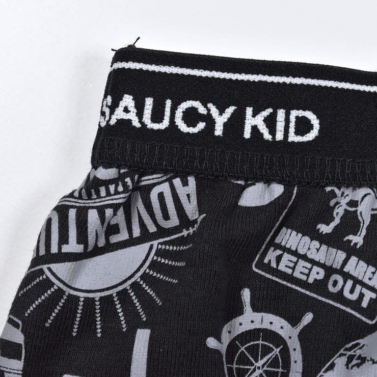 無地 + 総柄 2P コットン フライス ショーツ (110~160cm) | WASK | 詳細画像13 