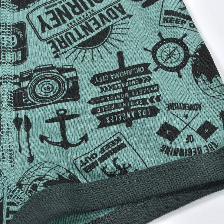 無地 + 総柄 2P コットン フライス ショーツ (110~160cm) | WASK | 詳細画像21 