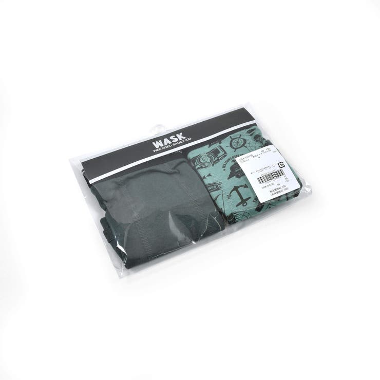 無地 + 総柄 2P コットン フライス ショーツ (110~160cm) | WASK | 詳細画像22 