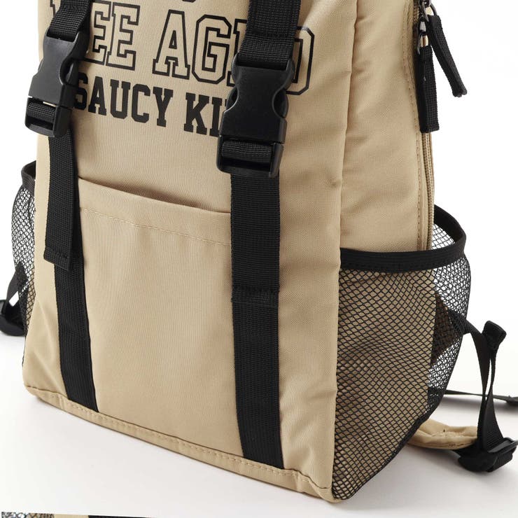 カレッジロゴプリントテープリュック(M~L) | WASK | 詳細画像14 