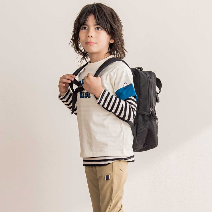 カレッジロゴプリントテープリュック(M~L) | WASK | 詳細画像3 