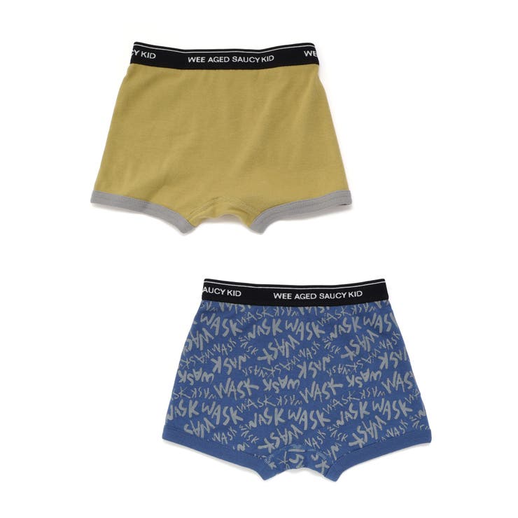 無地＆ロゴ柄２Pショーツ(100~160cm) | WASK | 詳細画像3 