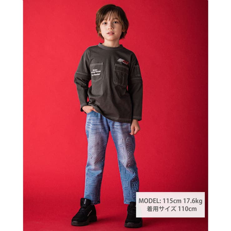 袖 取り外し 天竺 Tシャツ  (100~160cm)[品番：BEBK0006454]｜WASK（ワスク）のキッズファッション通販｜SHOPLIST（ショップリスト）