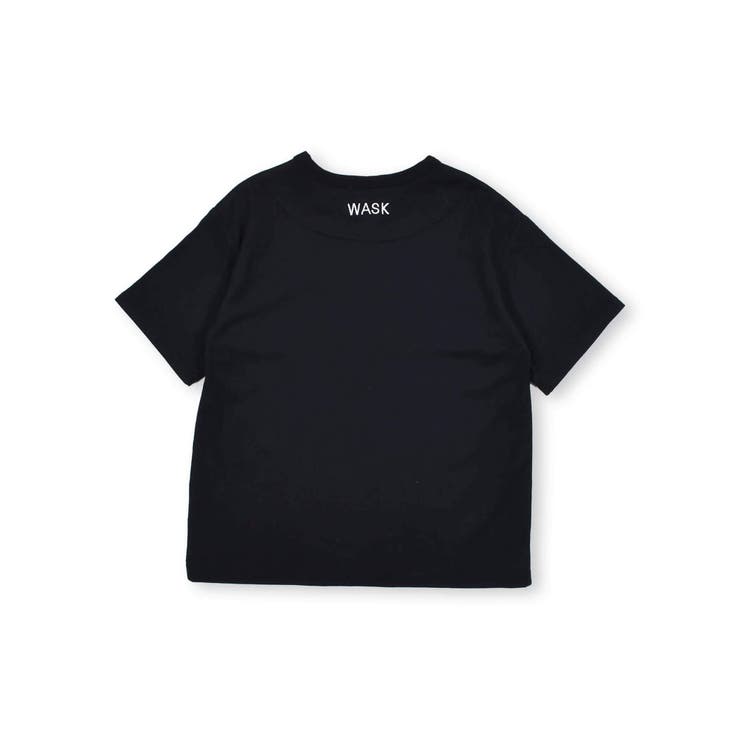 ロゴパッチワークプリント天竺Tシャツ(100~160cm)