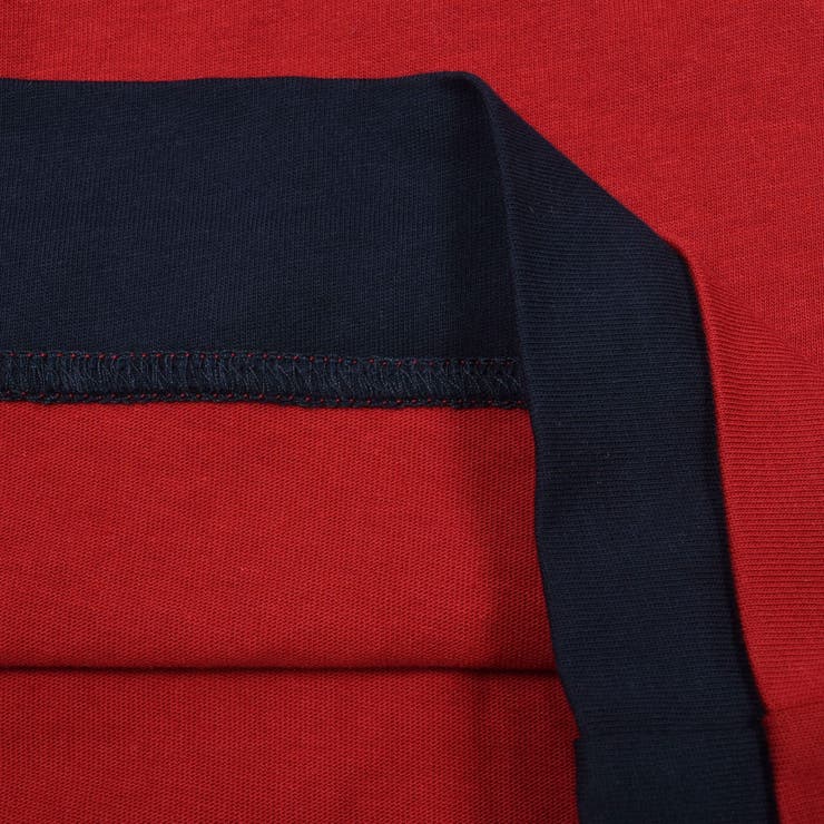 【抗菌防臭】裾レイヤード風マウンテンロゴ天竺Tシャツ(100~160cm) | WASK | 詳細画像13 