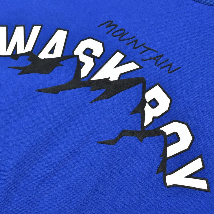 【抗菌防臭】裾レイヤード風マウンテンロゴ天竺Tシャツ(100~160cm) | WASK | 詳細画像17 