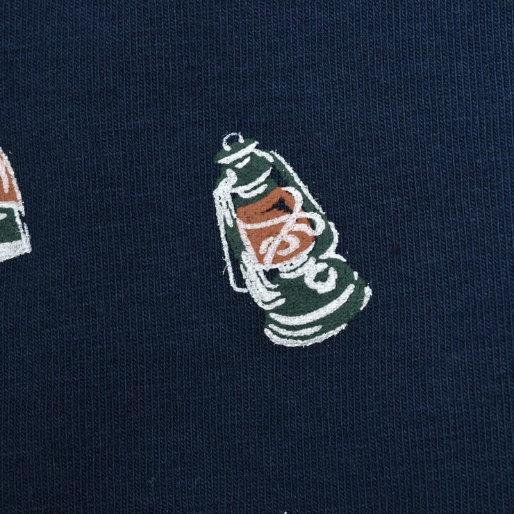 【速乾】キャンプギア総柄メッシュポケット付き天竺Tシャツ(100~160cm) | WASK | 詳細画像19 