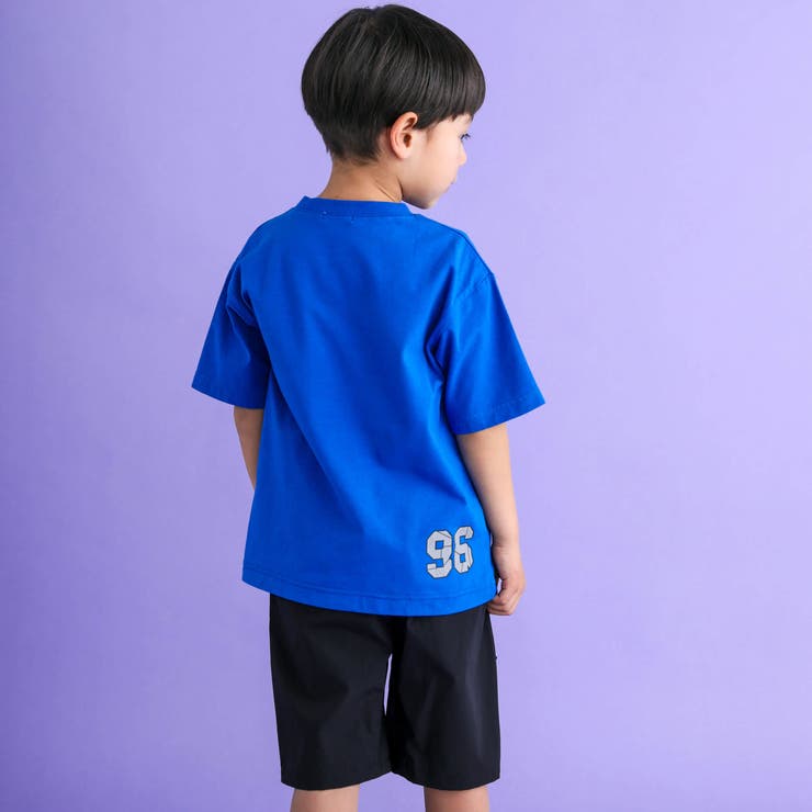 【速乾】ロゴ中空刺しゅう天竺Tシャツ(100~160cm) | WASK | 詳細画像5 