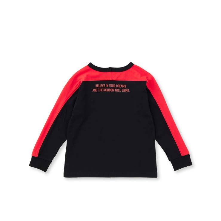 バイカラーロゴパッチ天竺Tシャツ(100~160cm) | WASK | 詳細画像7 
