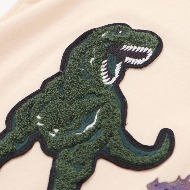 ベア天竺 恐竜サガラワッペンプリントTシャツ(100~160cm) | WASK | 詳細画像11 