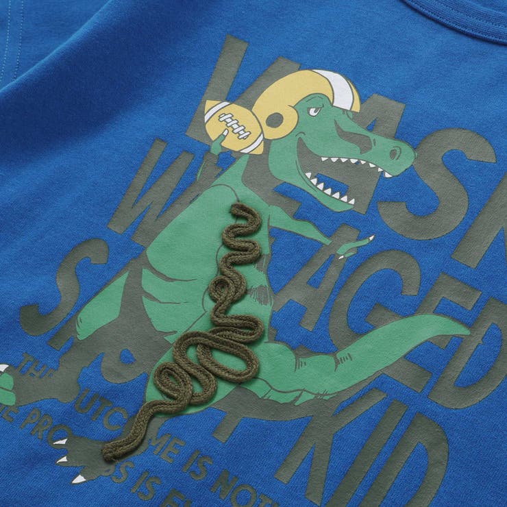 【速乾】WASKサル×恐竜天竺Tシャツ(80~160cm) | WASK | 詳細画像14 