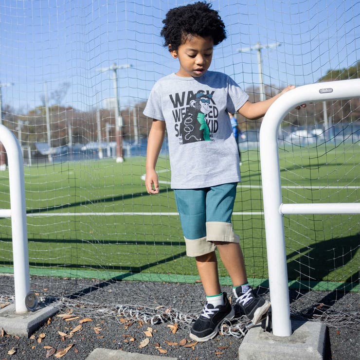 【速乾】WASKサル×恐竜天竺Tシャツ(80~160cm) | WASK | 詳細画像3 