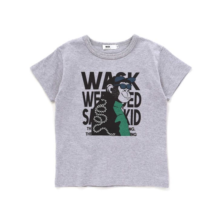 【速乾】WASKサル×恐竜天竺Tシャツ(80~160cm) | WASK | 詳細画像9 