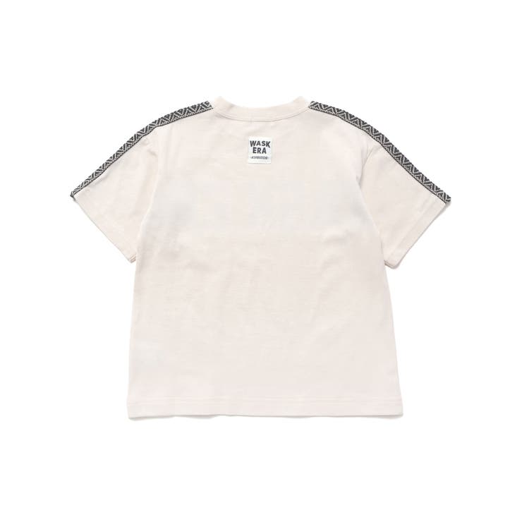 【速乾】【お揃い】袖柄テープ天竺Tシャツ(100~160cm) | WASK | 詳細画像10 