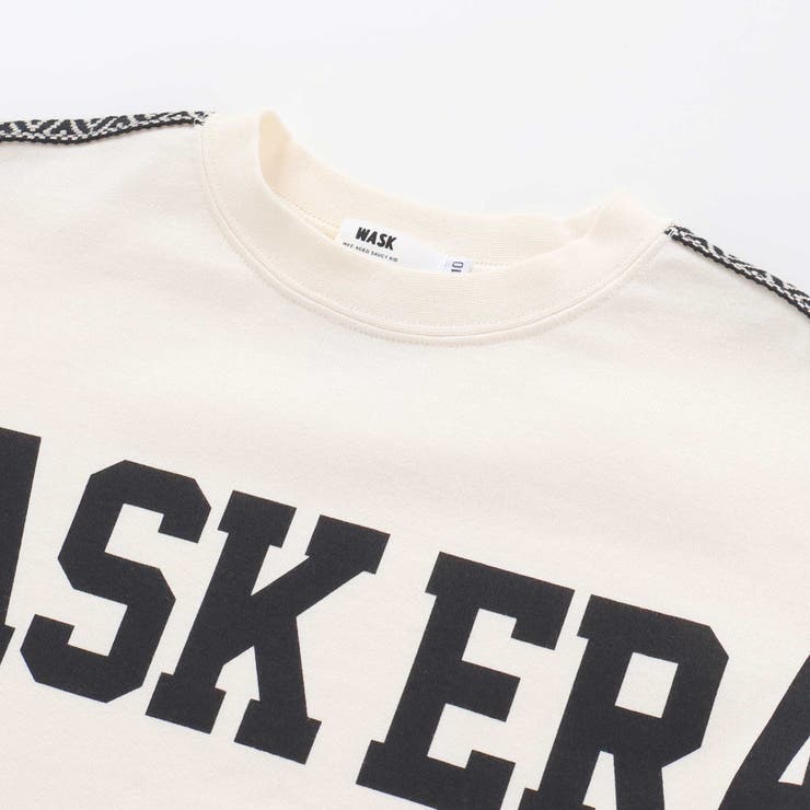 【速乾】【お揃い】袖柄テープ天竺Tシャツ(100~160cm) | WASK | 詳細画像11 