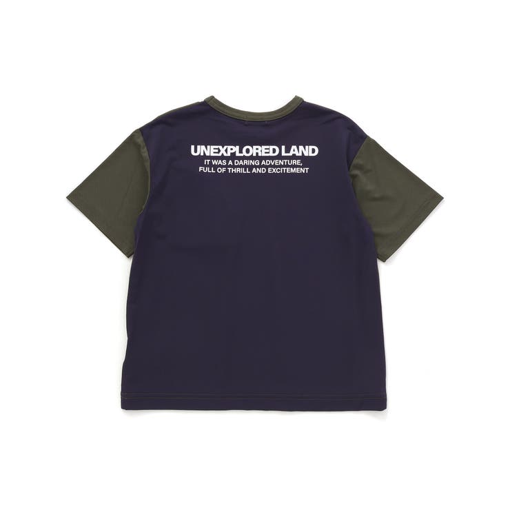 【接触冷感 速乾】【お揃い】ファスナーポケット配色速乾メッシュTシャツ(110~… | WASK | 詳細画像12 