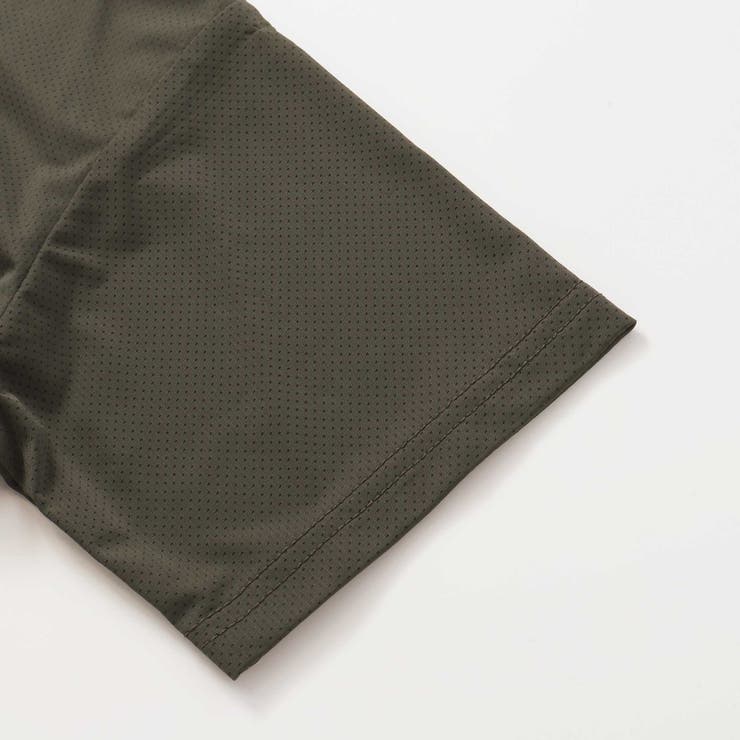 【接触冷感 速乾】【お揃い】ファスナーポケット配色速乾メッシュTシャツ(110~… | WASK | 詳細画像15 