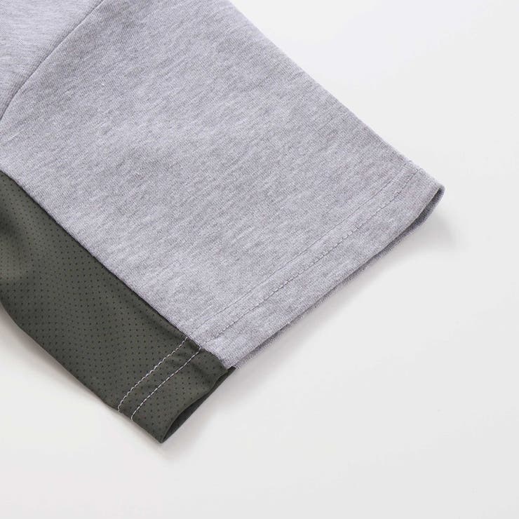 【接触冷感】メッシュ切り替えロゴプリント天竺Tシャツ(110~160cm) | WASK | 詳細画像13 