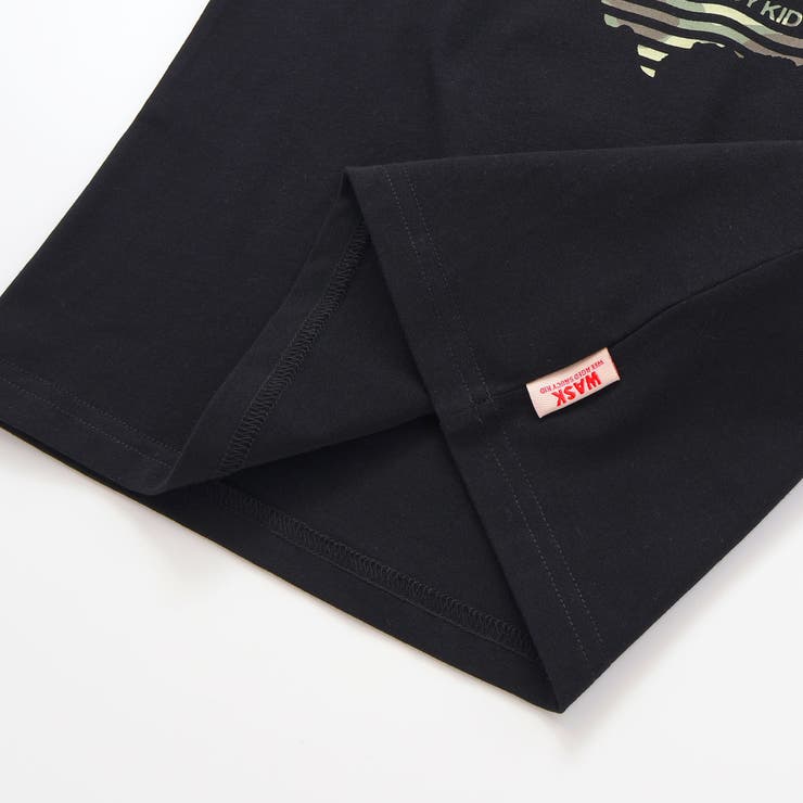 【接触冷感】WASKアイコン迷彩柄天竺Tシャツ(100~160cm) | WASK | 詳細画像9 