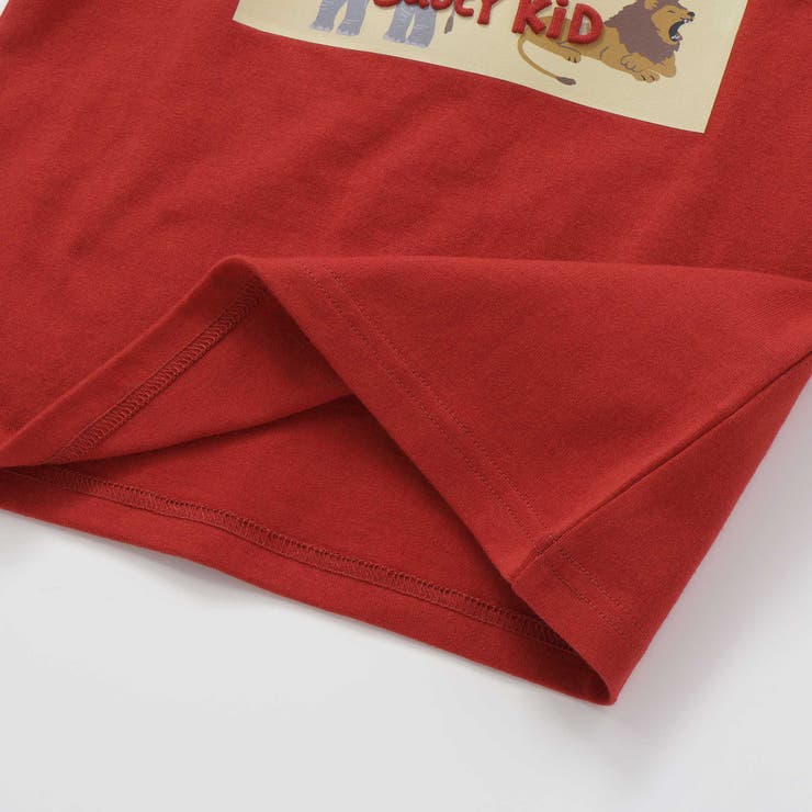 【速乾】アニマルプリントロゴエンボス天竺Tシャツ(80~140cm) | WASK | 詳細画像14 