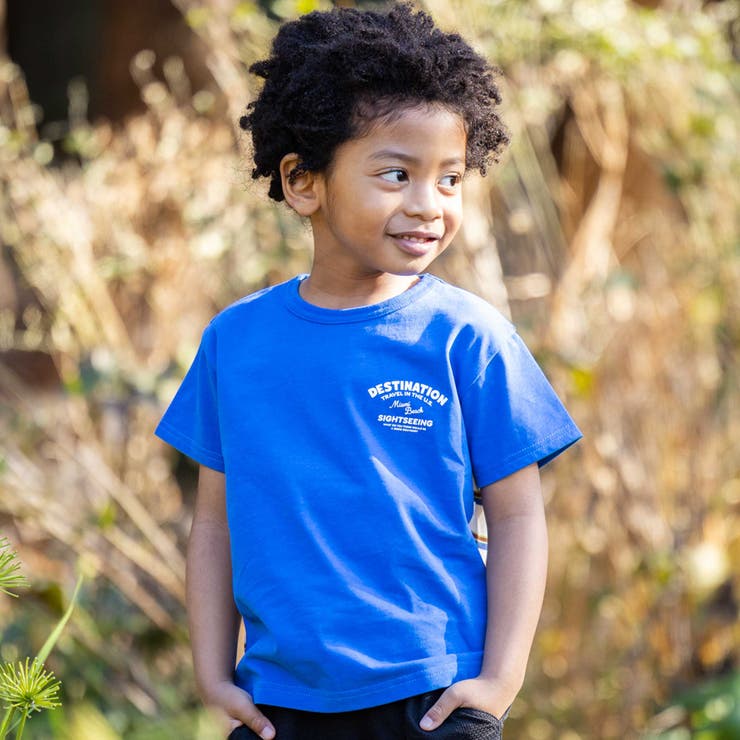 【接触冷感】マルチボーダー切り替えTシャツ(100~160cm) | WASK | 詳細画像1 