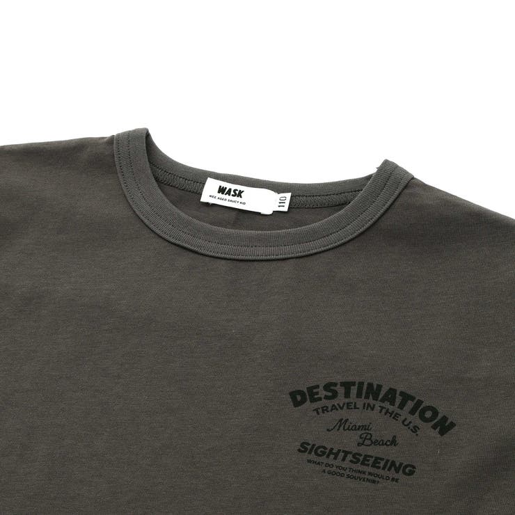 【接触冷感】マルチボーダー切り替えTシャツ(100~160cm) | WASK | 詳細画像10 