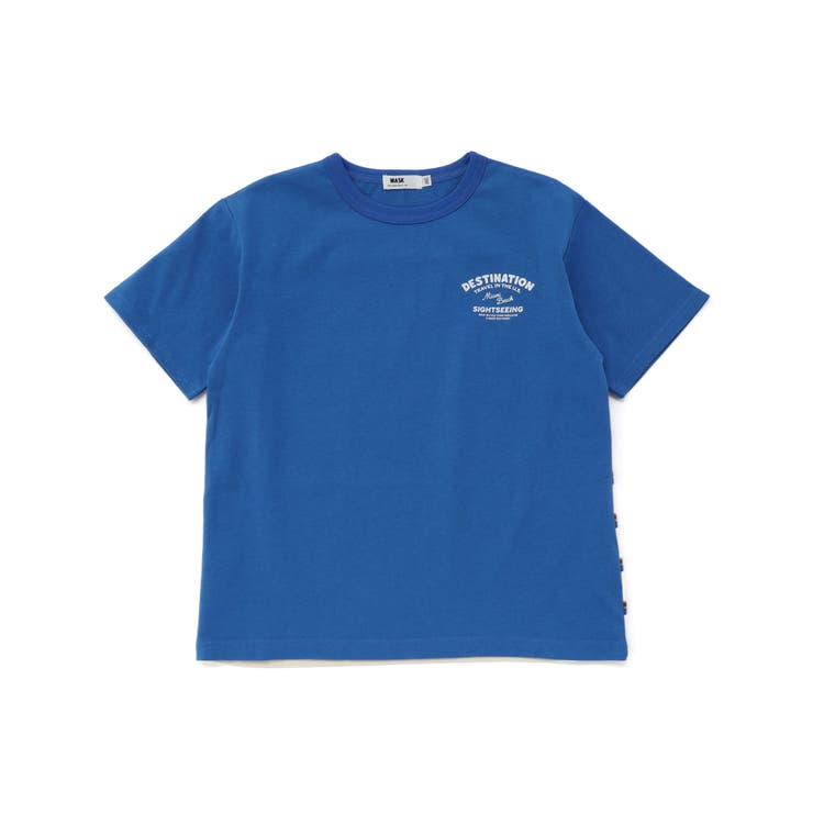 【接触冷感】マルチボーダー切り替えTシャツ(100~160cm) | WASK | 詳細画像6 