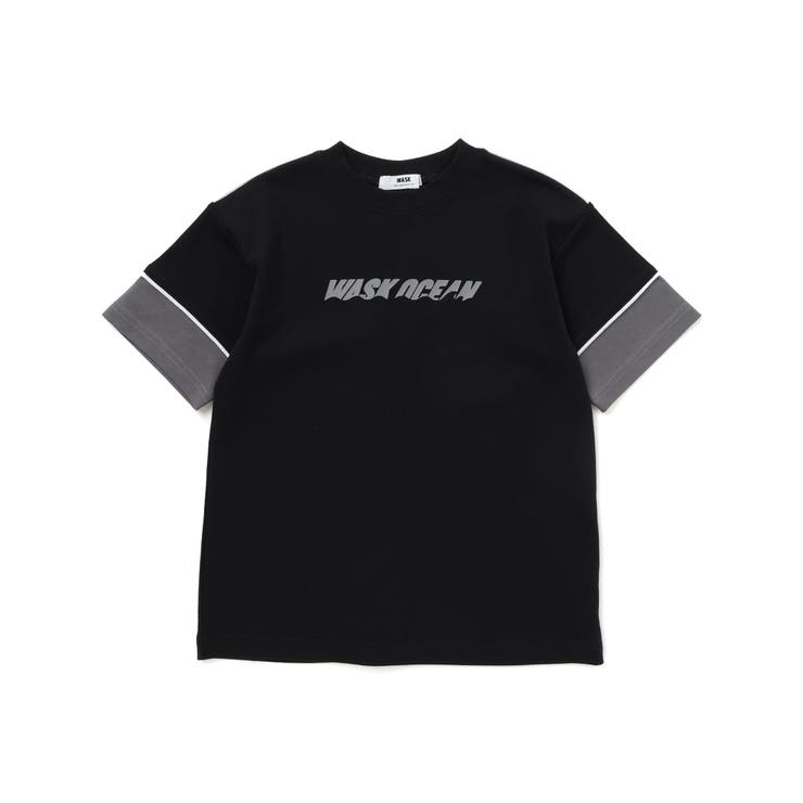 配色パイピングTシャツ(110~160cm) | WASK | 詳細画像14 