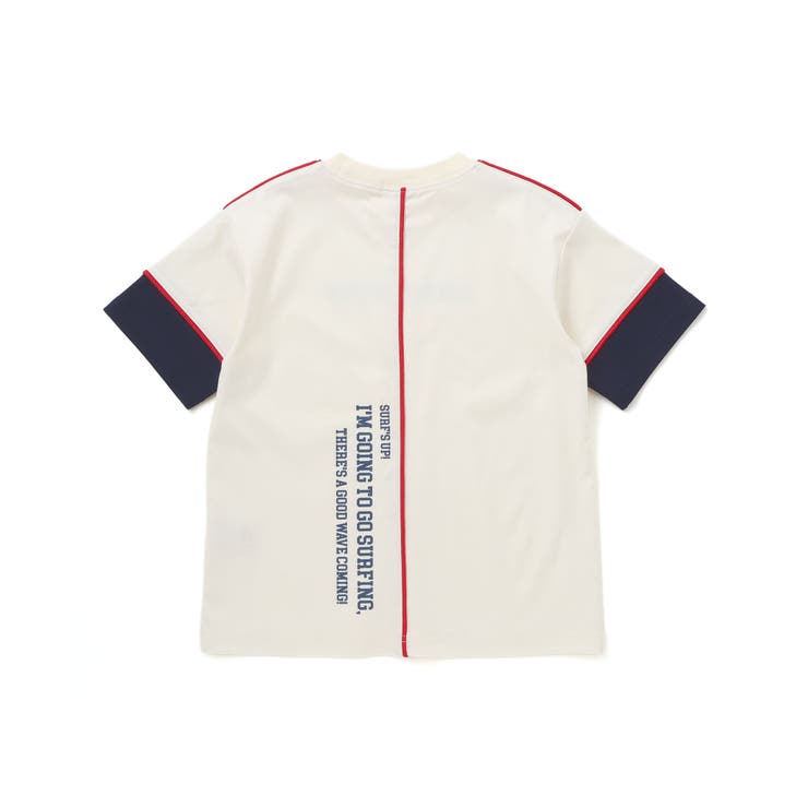 配色パイピングTシャツ(110~160cm) | WASK | 詳細画像5 